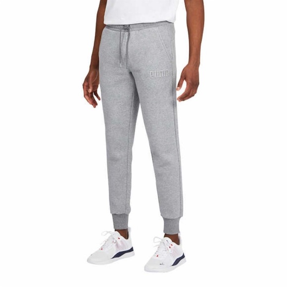 NWT PUMA Sweatpants Jogger Embossed Size Large - Picture 1 of 13